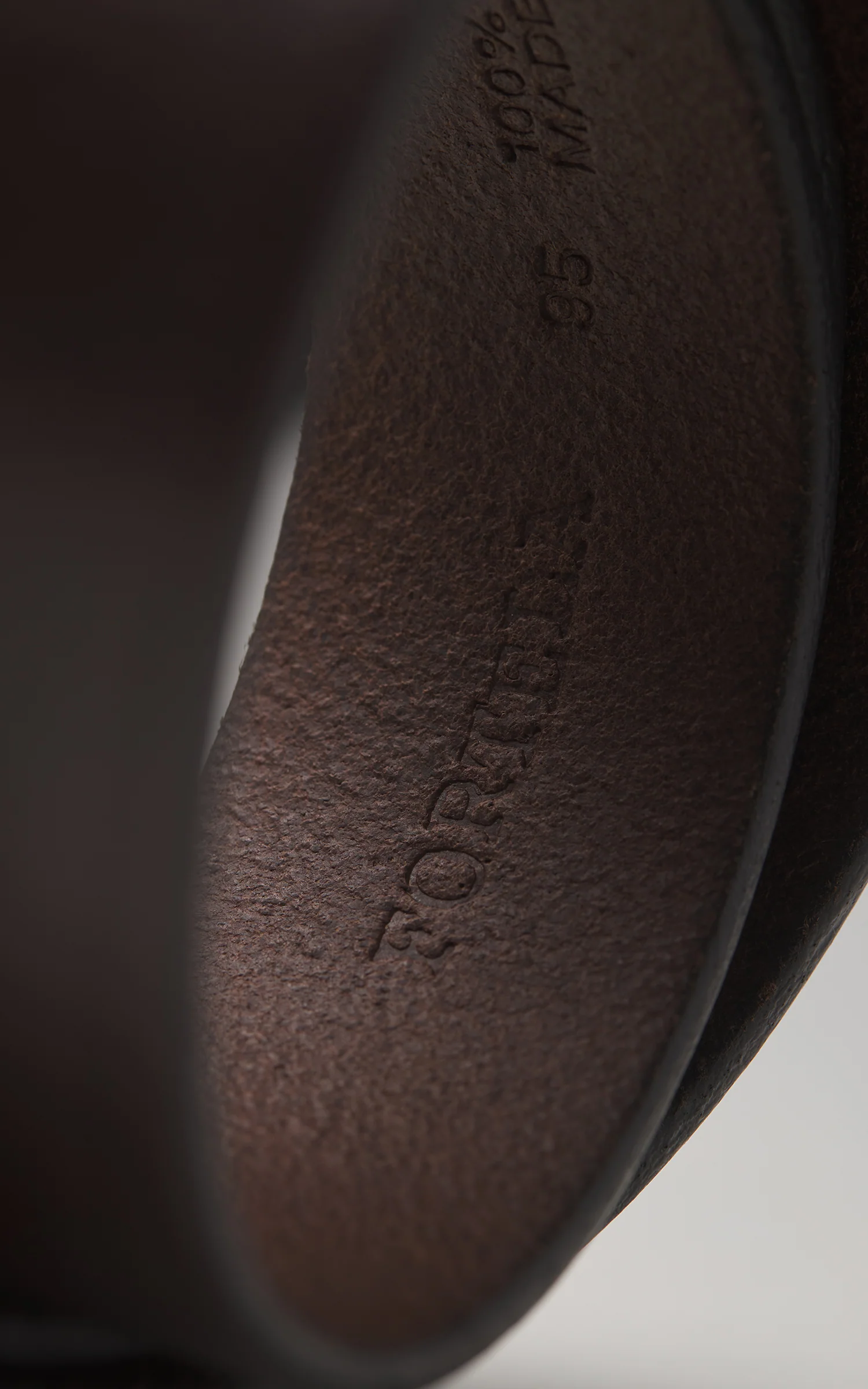 Fortela Oregon1 Leather Belt Testa Moro - Image 2