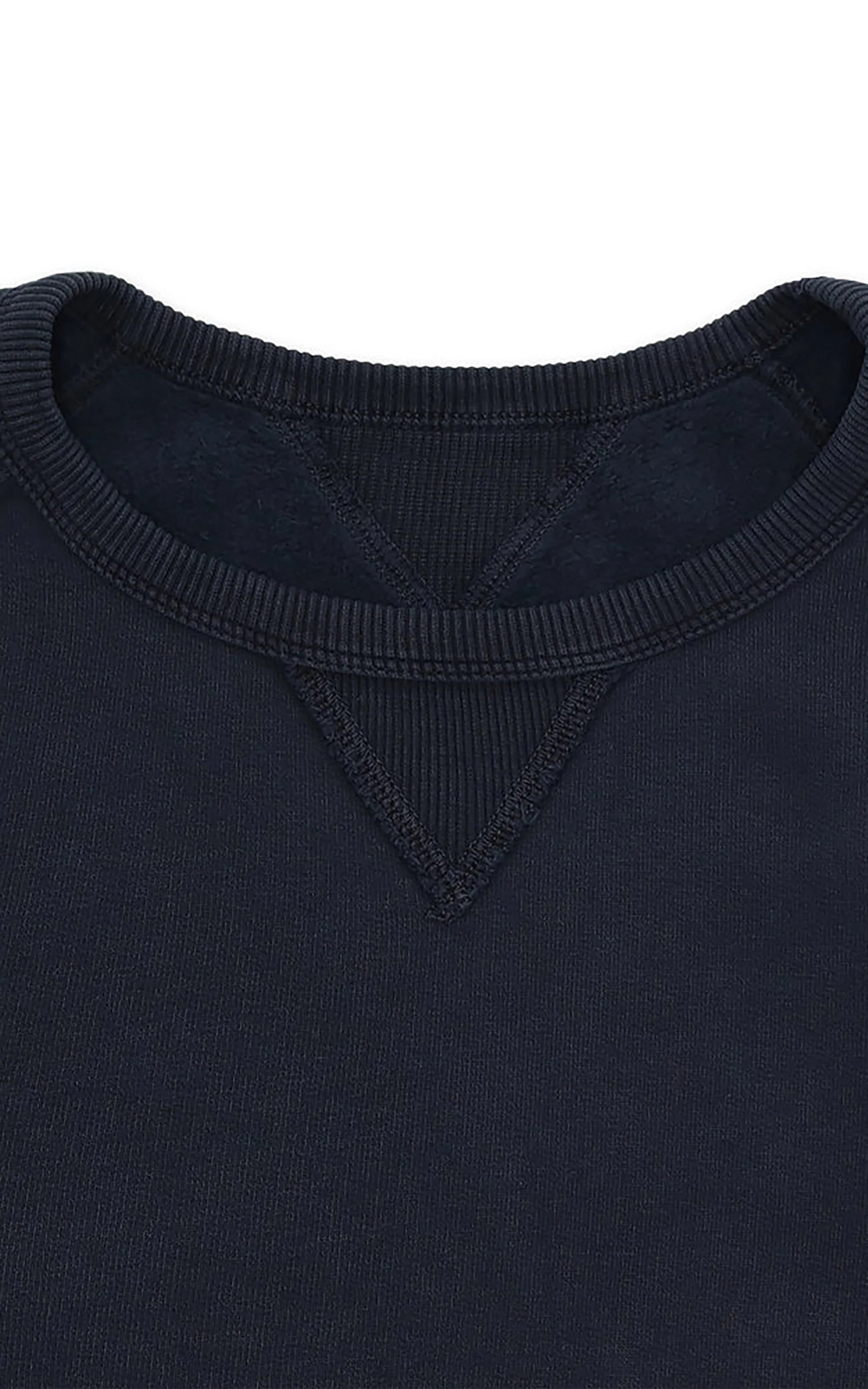 Fortela Harvard Crewneck Fleece Sweatshirt Blue - Image 3