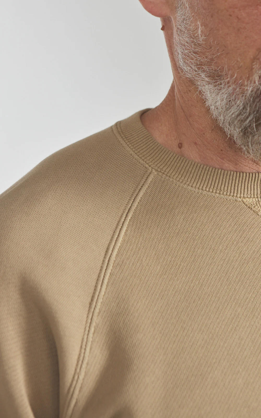 Fortela Harvard Crewneck Fleece Sweatshirt Tobacco - Image 4