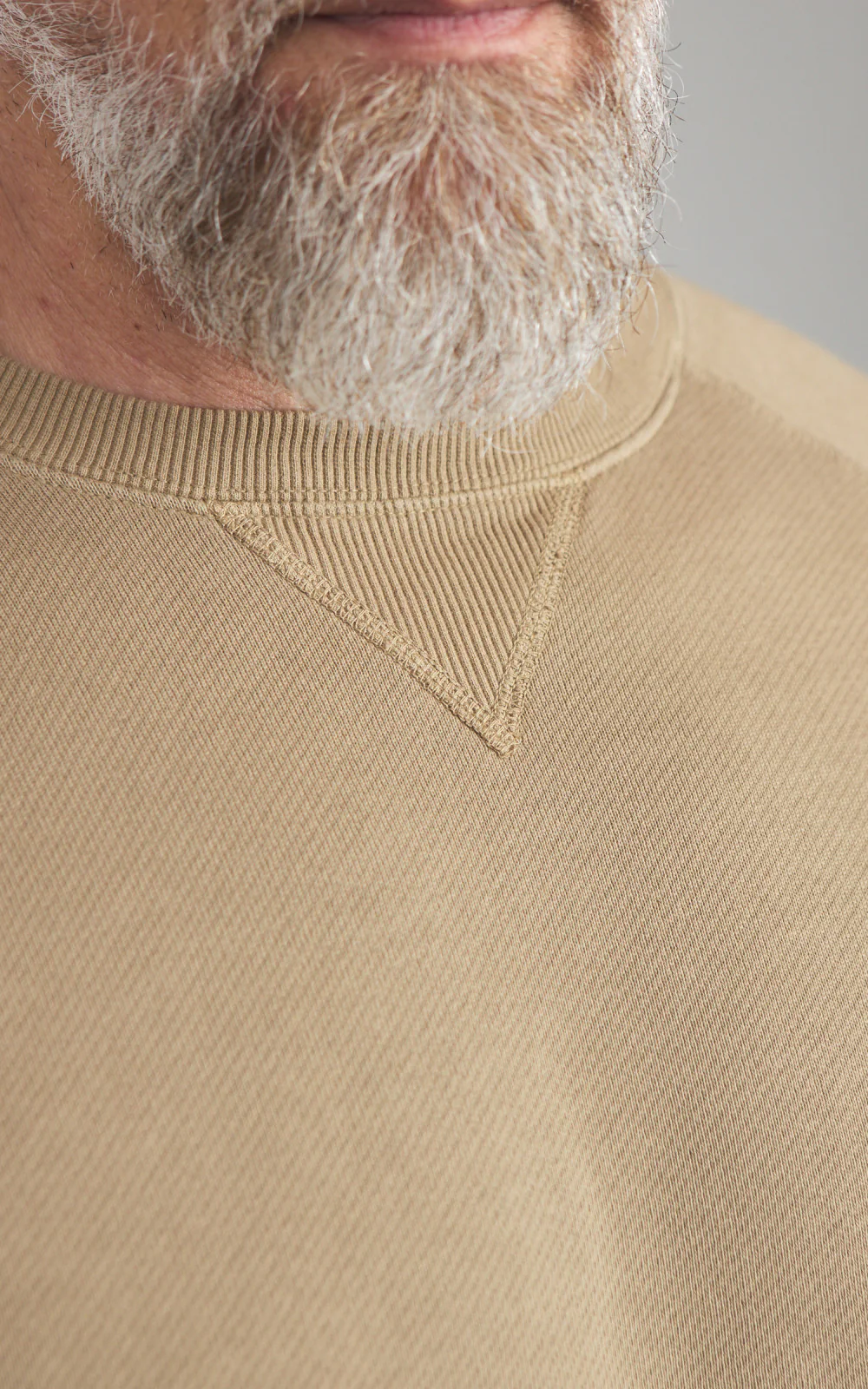 Fortela Harvard Crewneck Fleece Sweatshirt Tobacco - Image 5