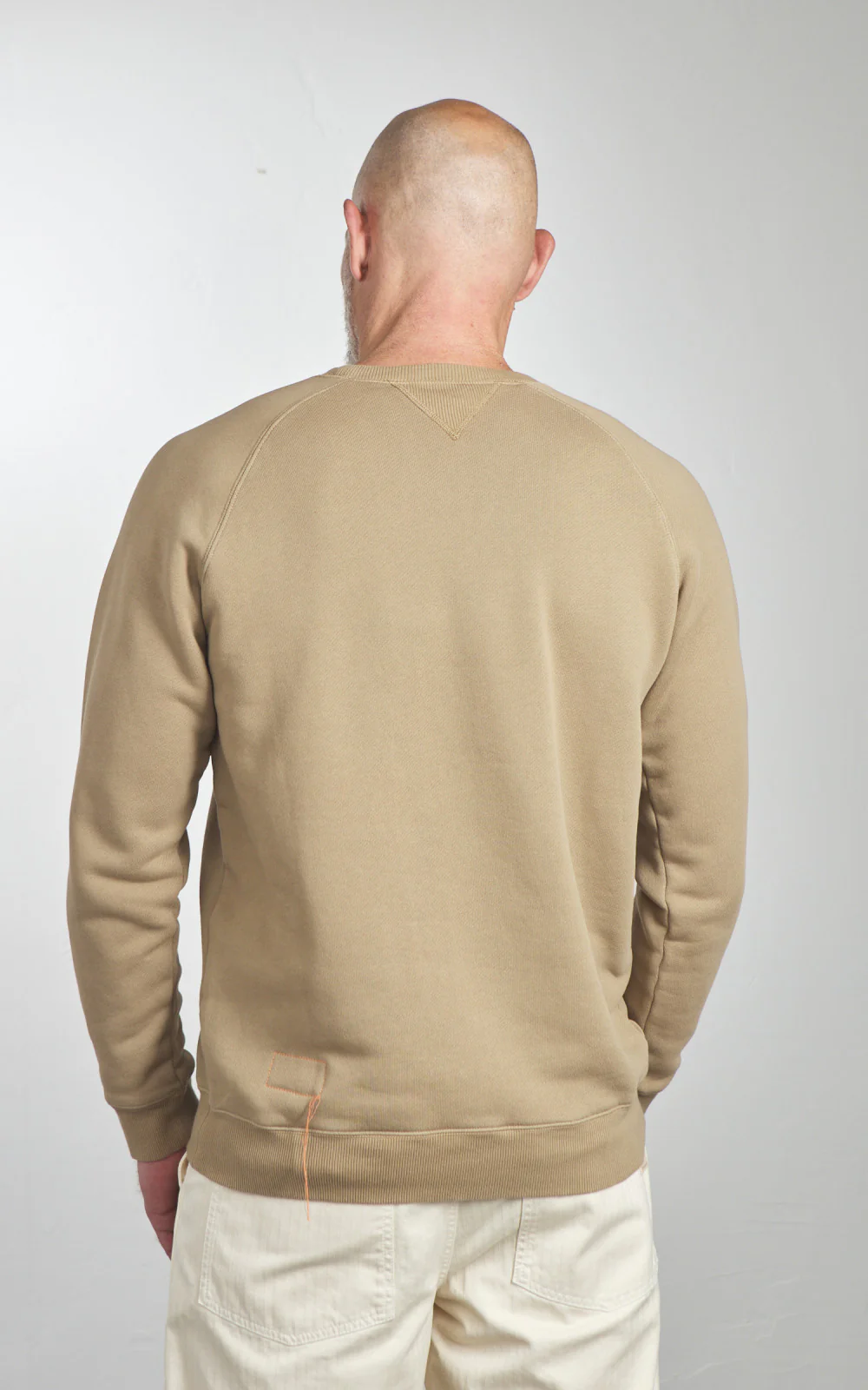 Fortela Harvard Crewneck Fleece Sweatshirt Tobacco - Image 6