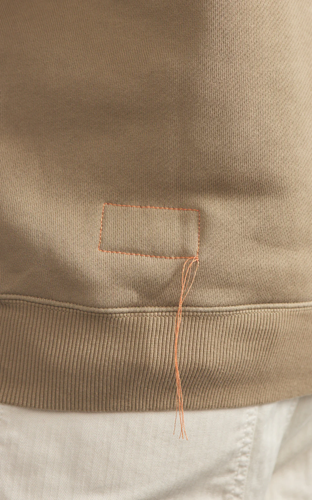 Fortela Harvard Crewneck Fleece Sweatshirt Tobacco - Image 7