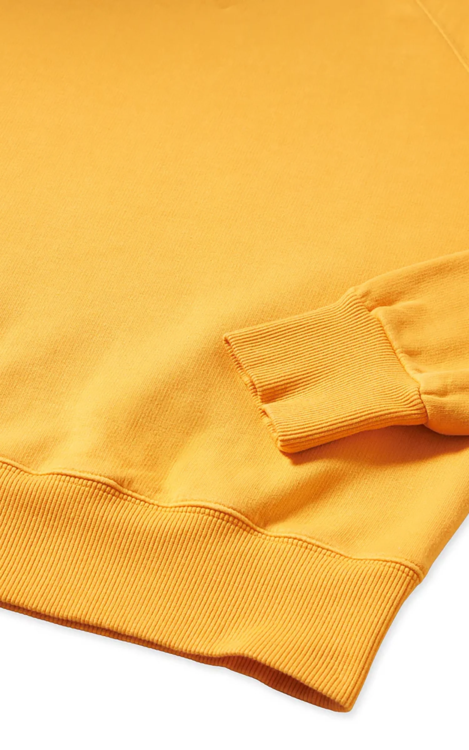 Fortela Harvard Crewneck Fleece Sweatshirt Yellow - Image 5
