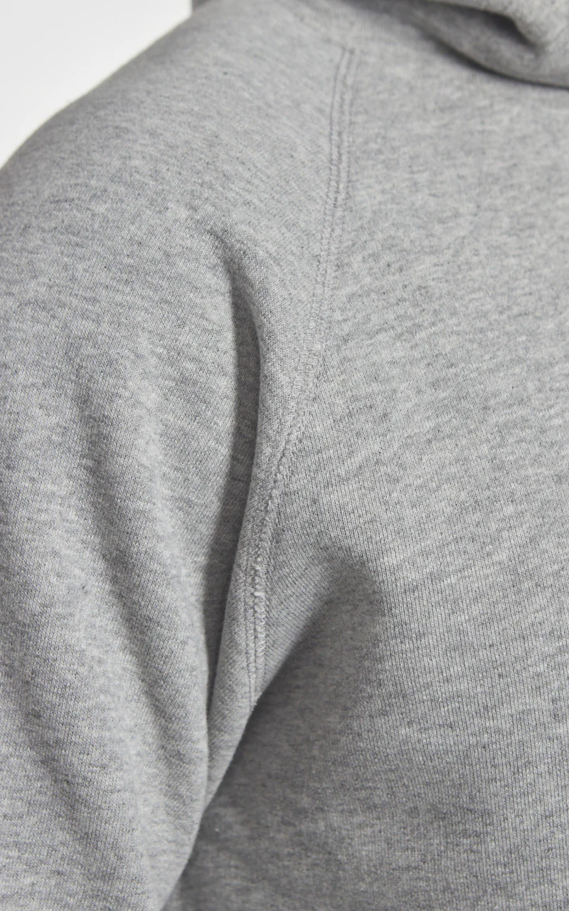 Fortela Hooded Sweatshirt Grey Melange - Image 6