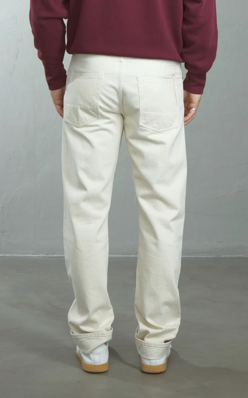 Fortela John 965 Selvedge Jeans Off White 12.5oz - Image 10