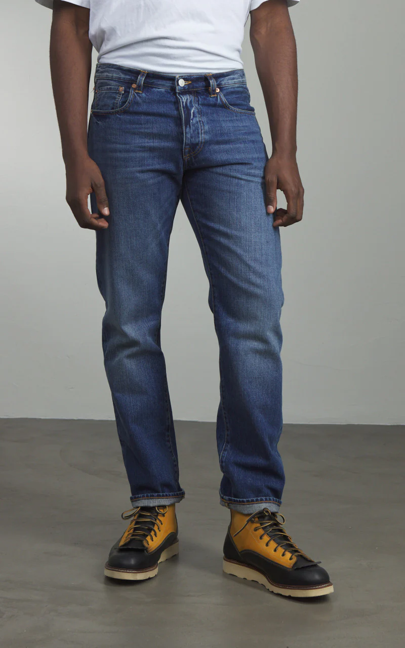 Fortela John 965 Selvedge Jeans Washed Indigo - Image 2