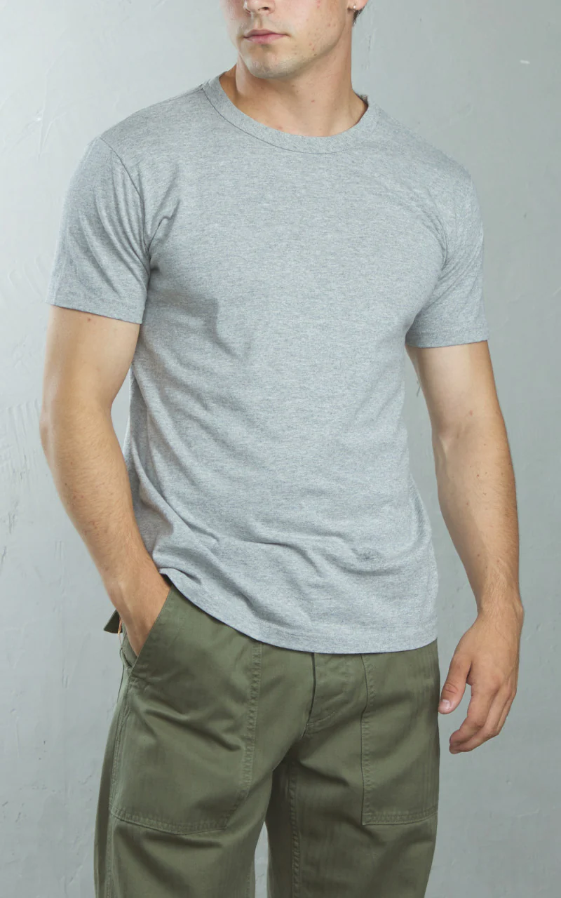 Fortela Made In Japan 2-Pack Tee Grey Melange - Image 2