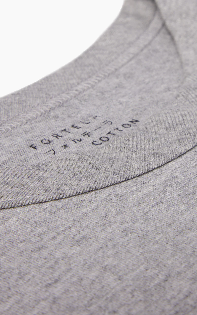 Fortela Made In Japan 2-Pack Tee Grey Melange - Image 4