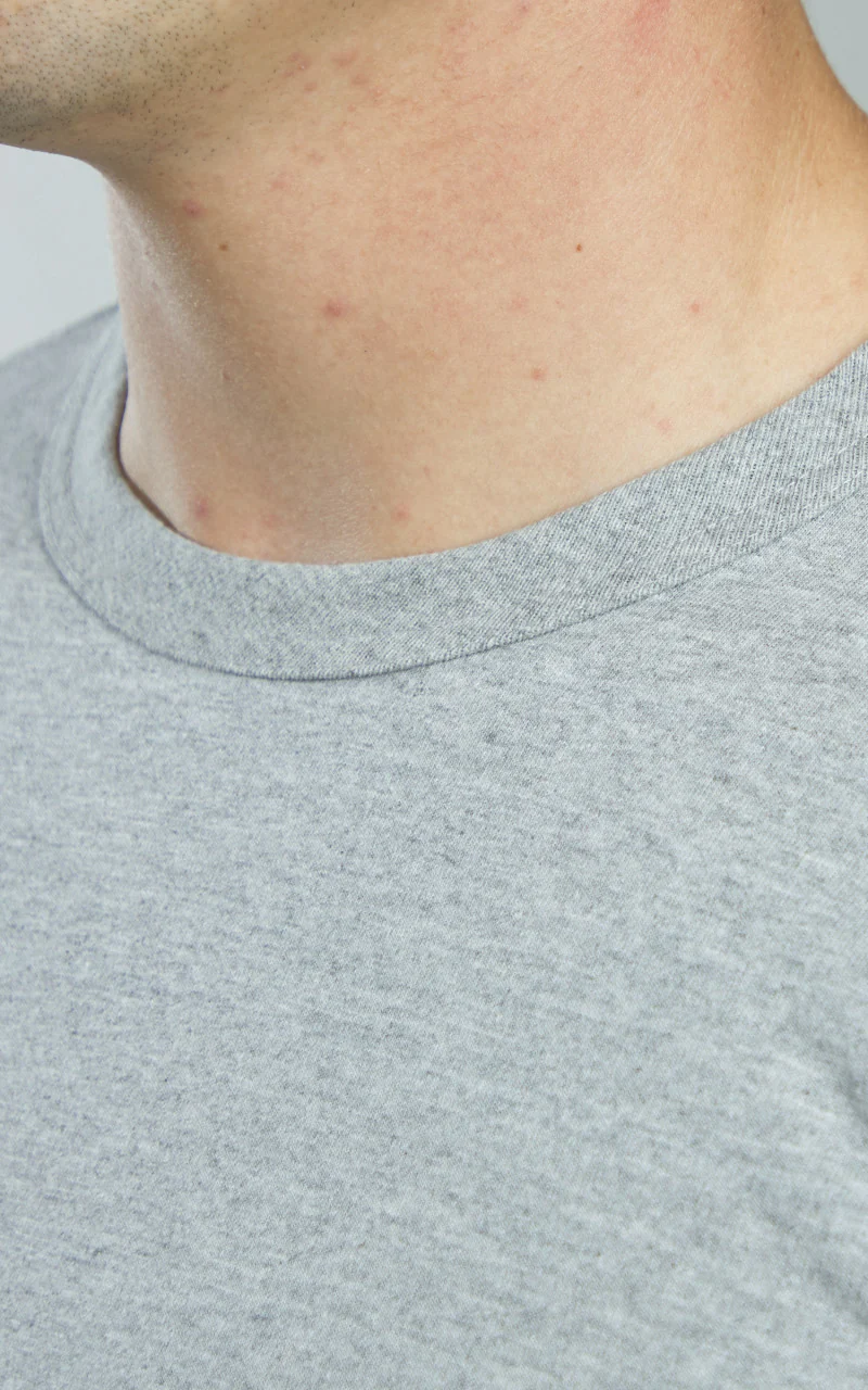 Fortela Made In Japan 2-Pack Tee Grey Melange - Image 7