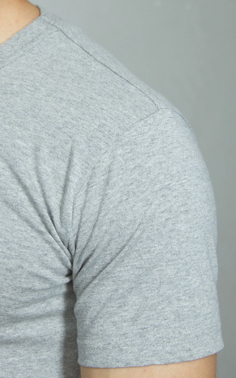 Fortela Made In Japan 2-Pack Tee Grey Melange - Image 8