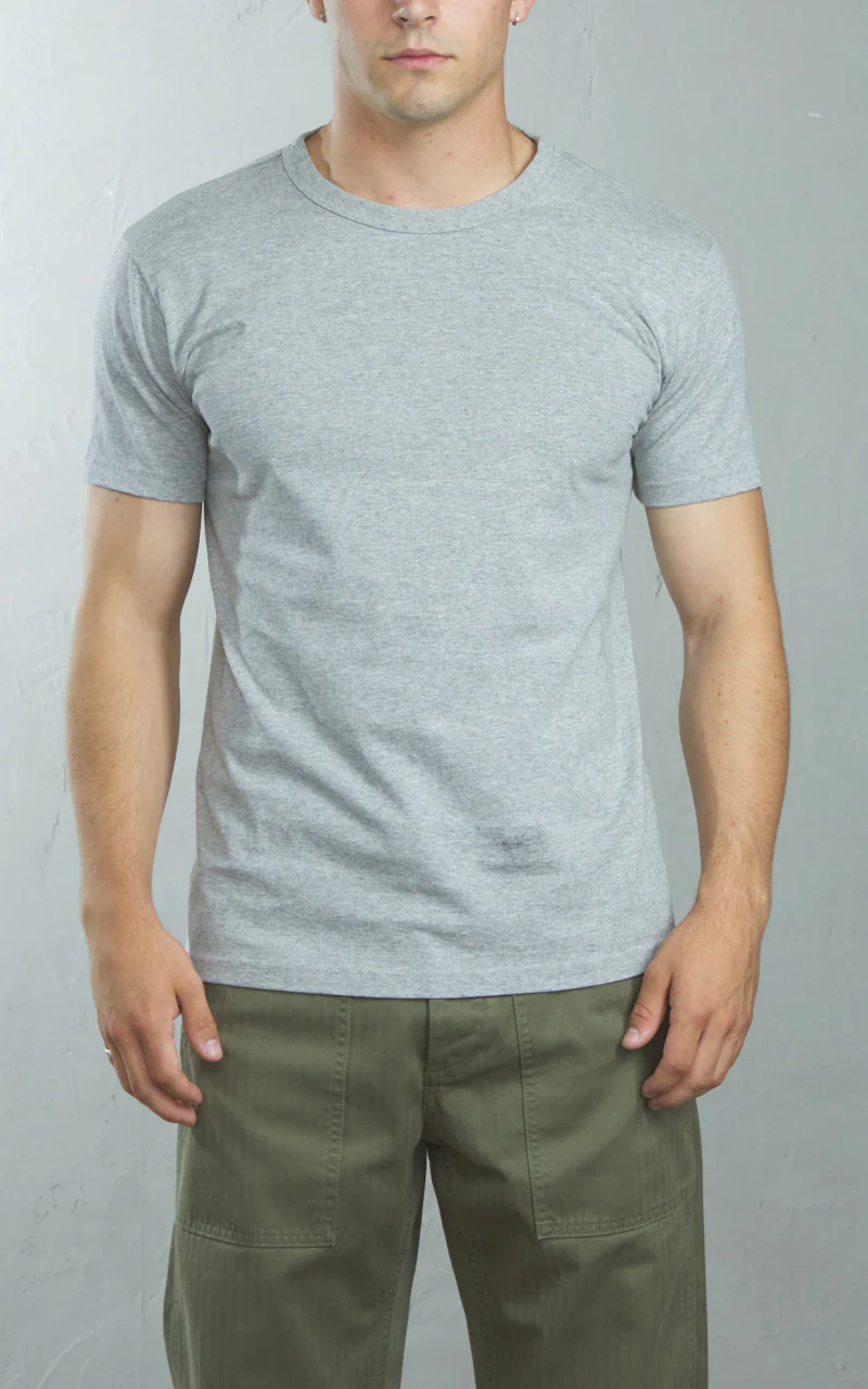 Fortela Made In Japan 2-Pack Tee Grey Melange - Image 9