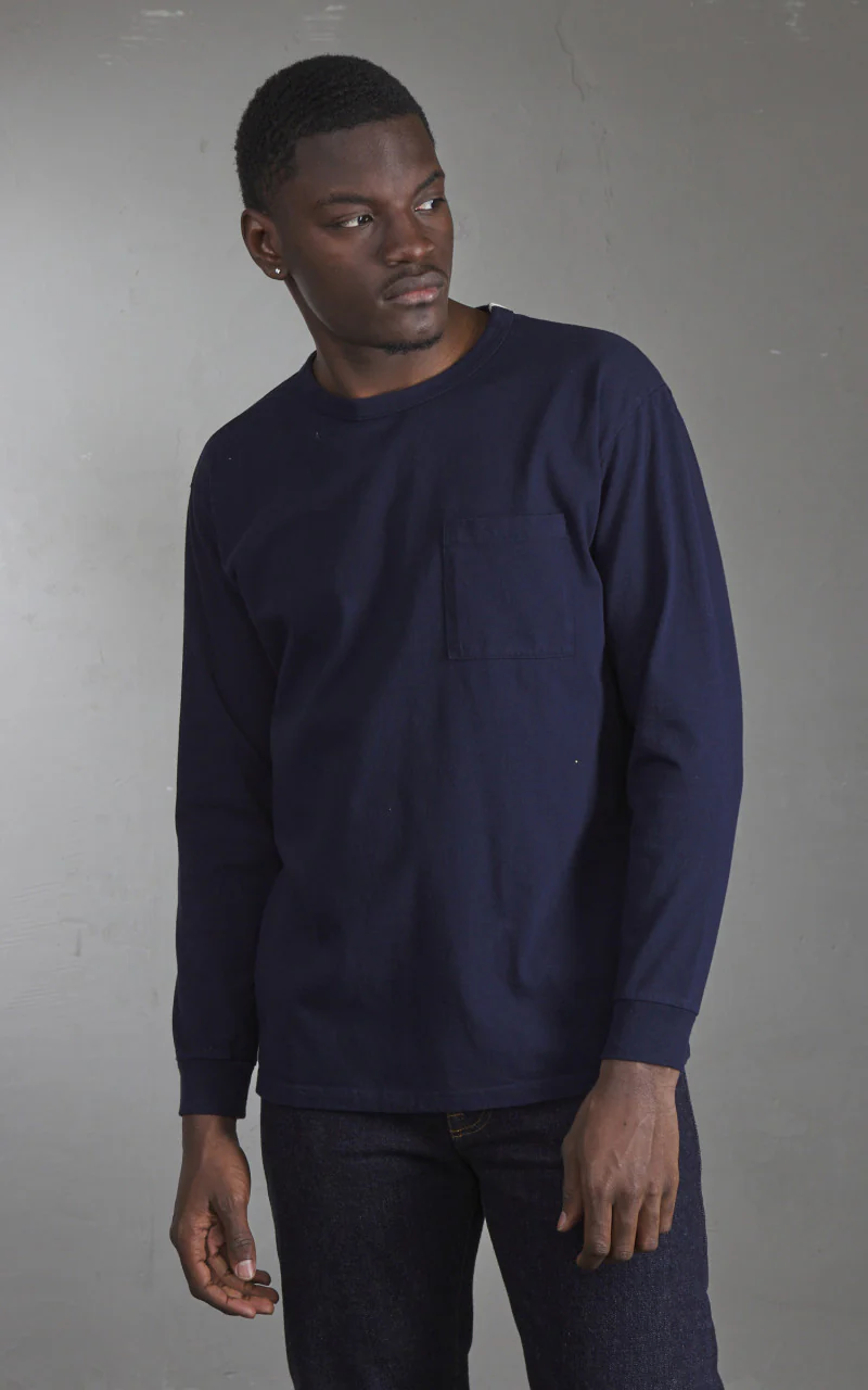 Fortela Made In Japan Longsleeve Tee Blue - Image 2