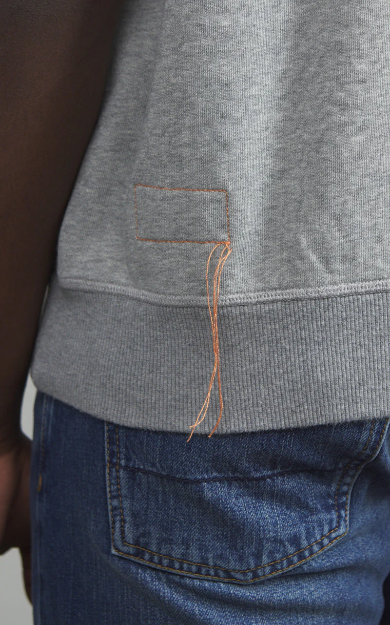 Fortela Ohio S/S Crewneck Sweatshirt Grey - Image 7