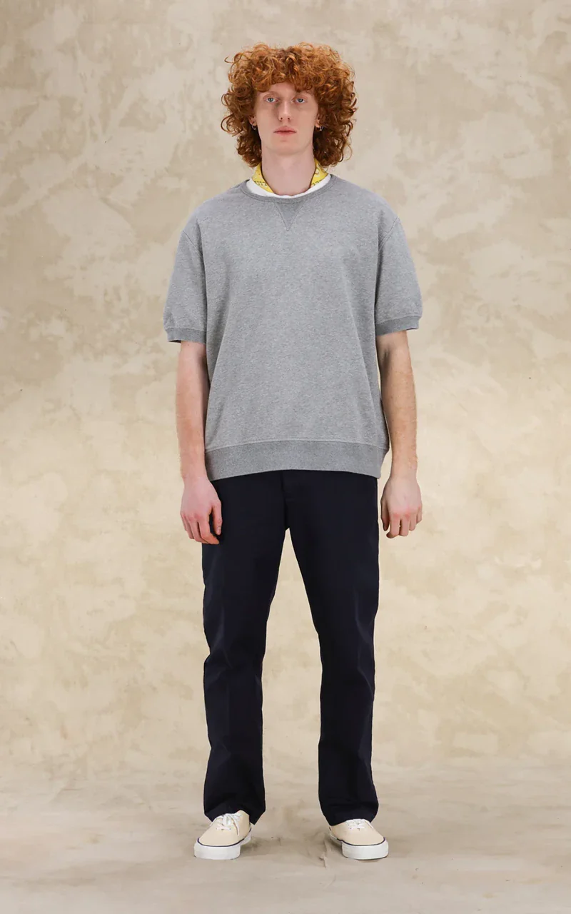 Fortela Ohio S/S Crewneck Sweatshirt Grey - Image 9