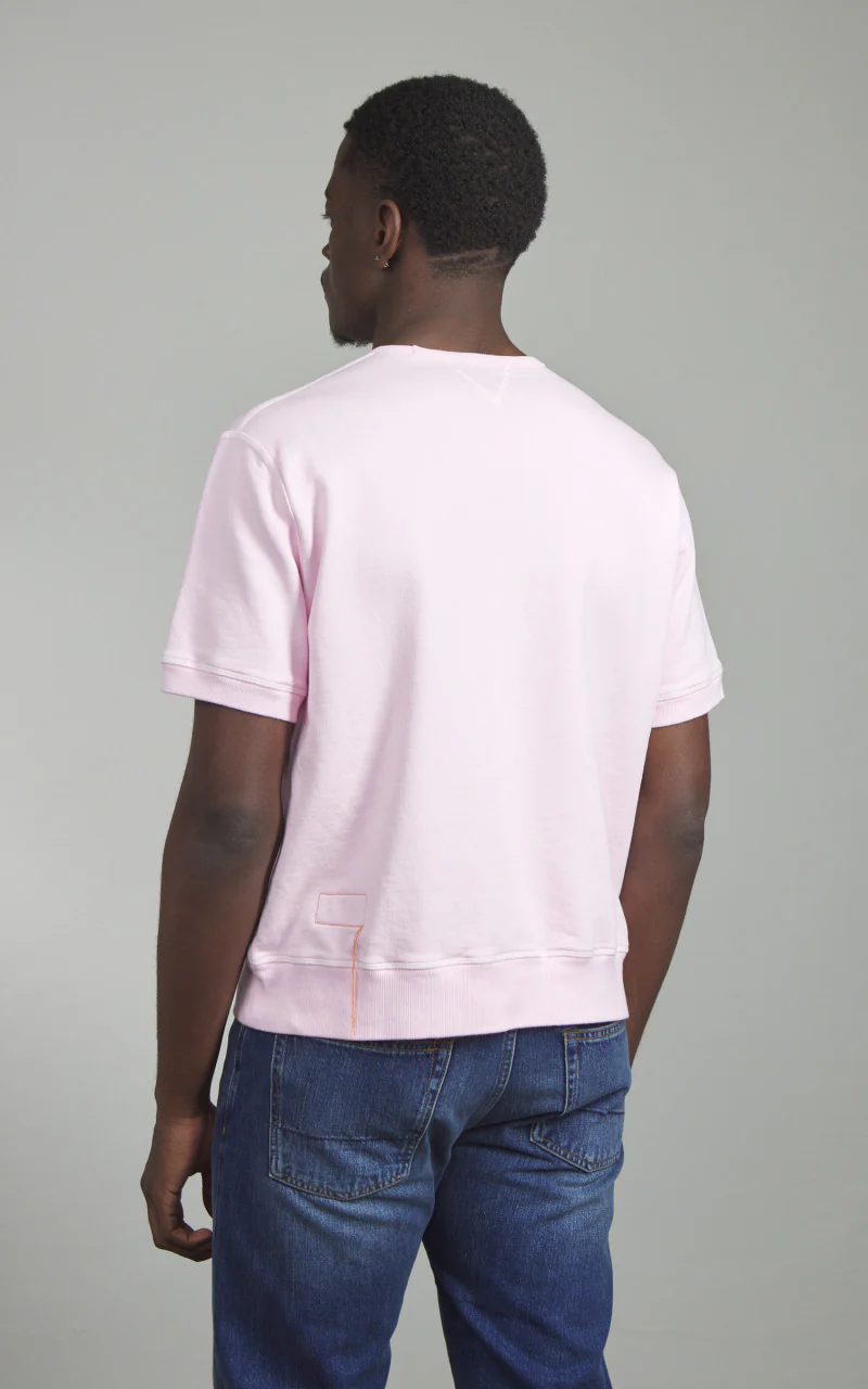 Fortela Ohio S/S Crewneck Sweatshirt Pink - Image 6