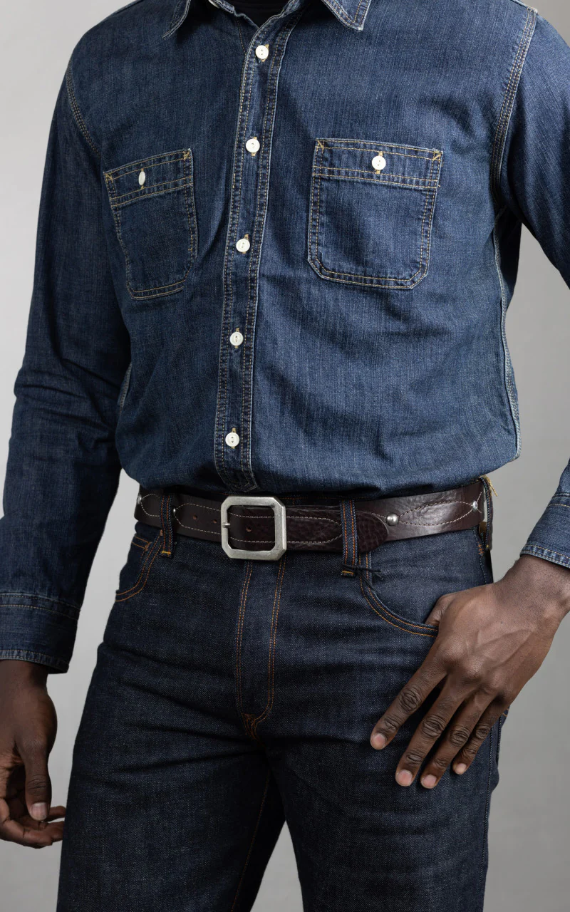 Fortela Oregon Leather Belt Testa Moro - Image 2