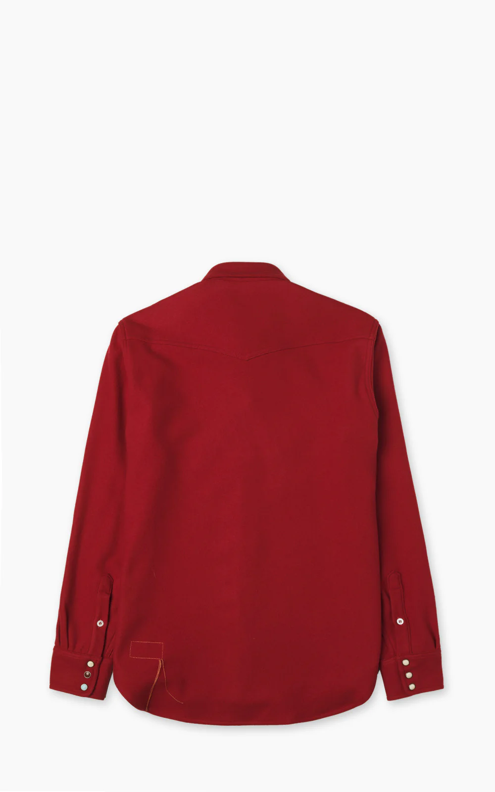 Fortela Pasadena Shirt Western Wool Flannel Red - Image 3