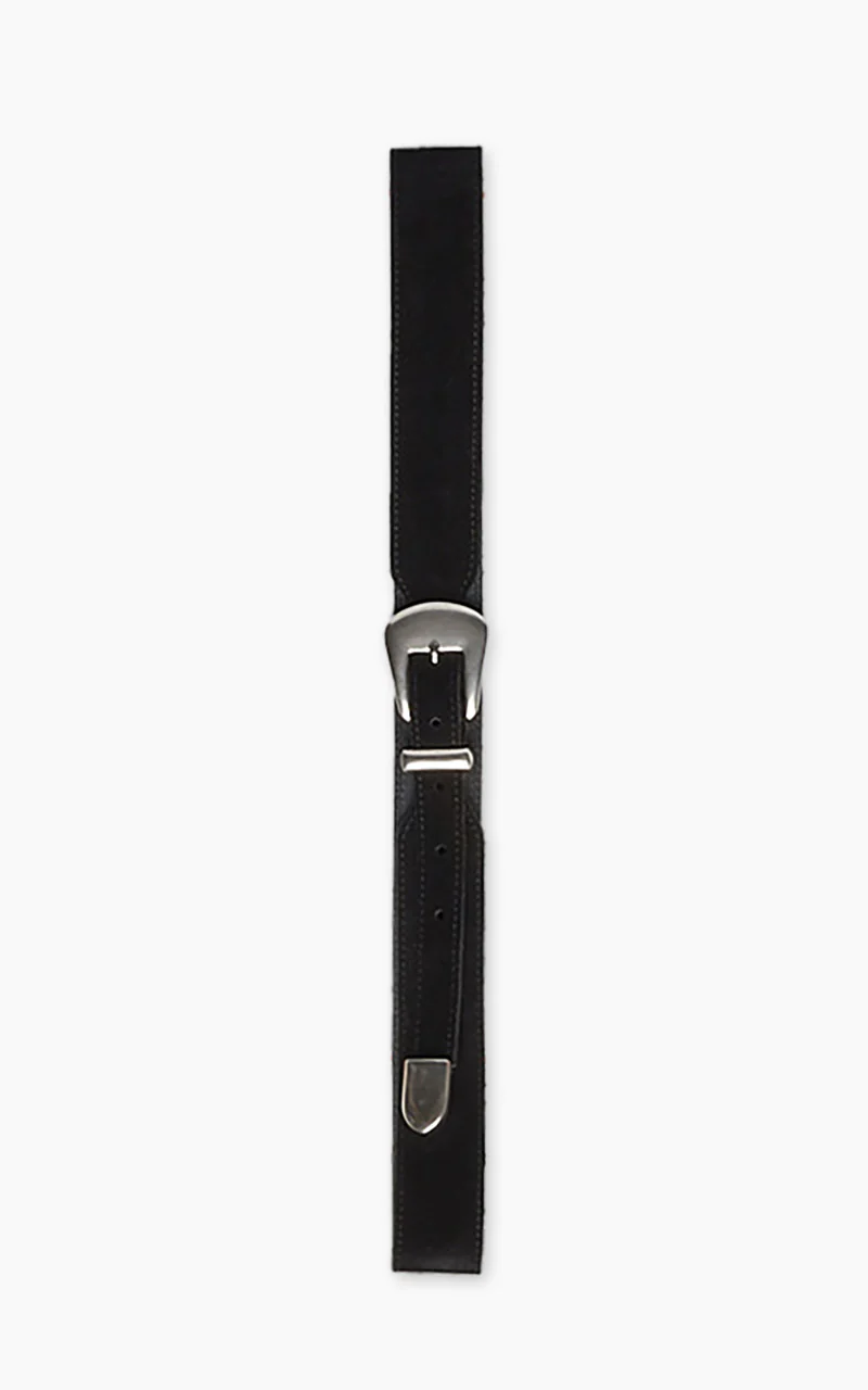 Fortela Phoenix Suede Leather Belt Black - Image 3