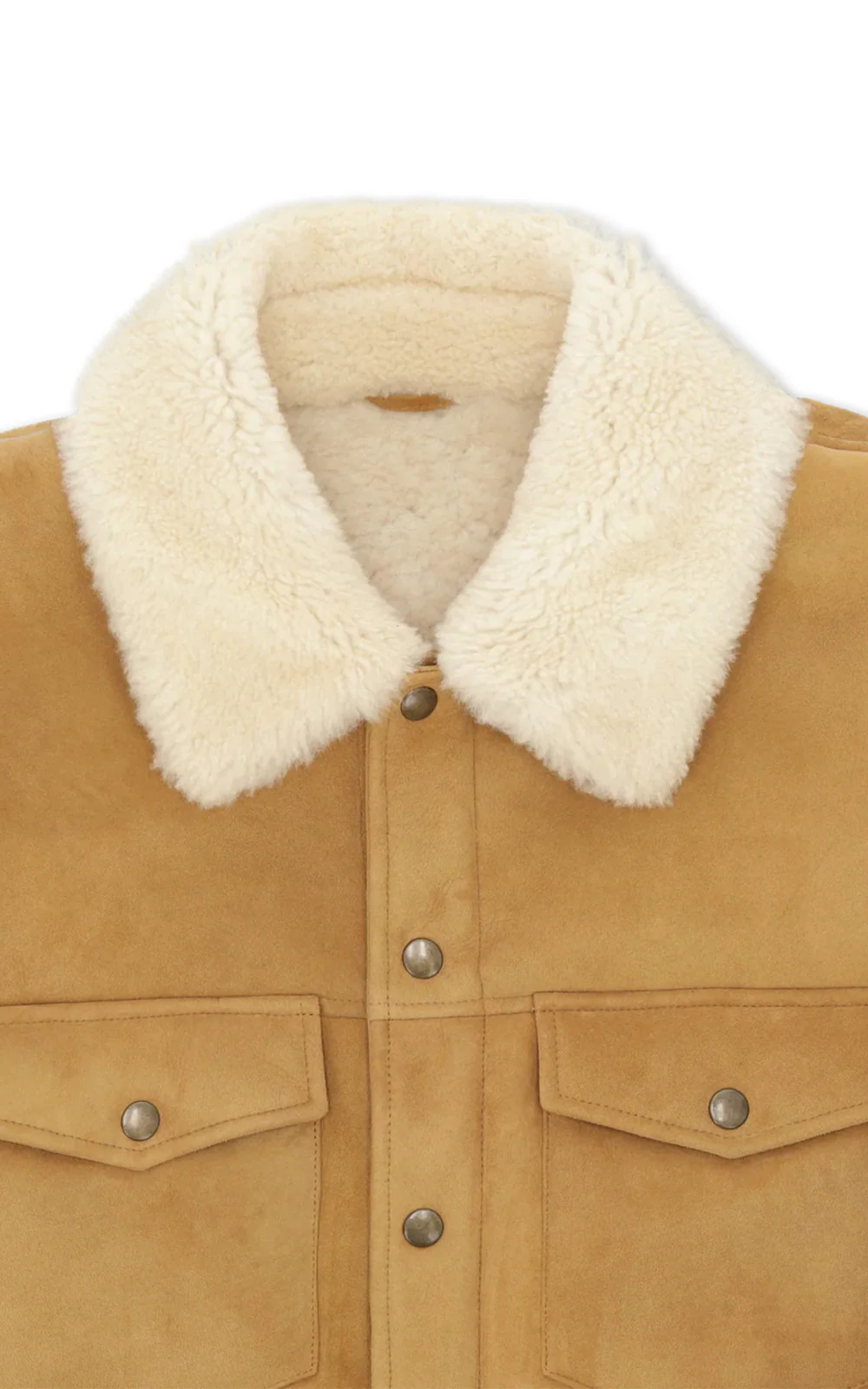 Fortela Quarter Shearling Jacket Camel - Image 10