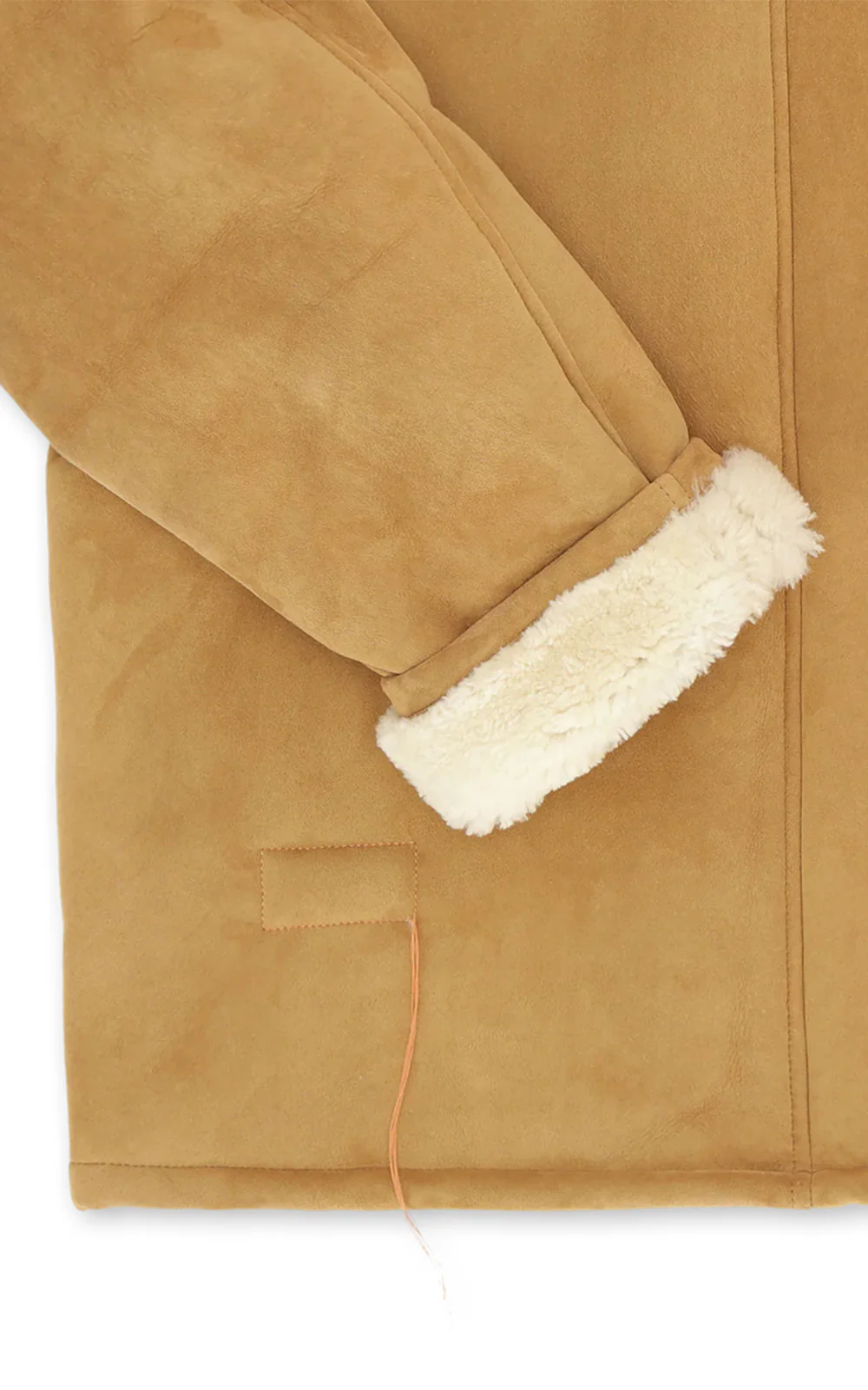 Fortela Quarter Shearling Jacket Camel - Image 11