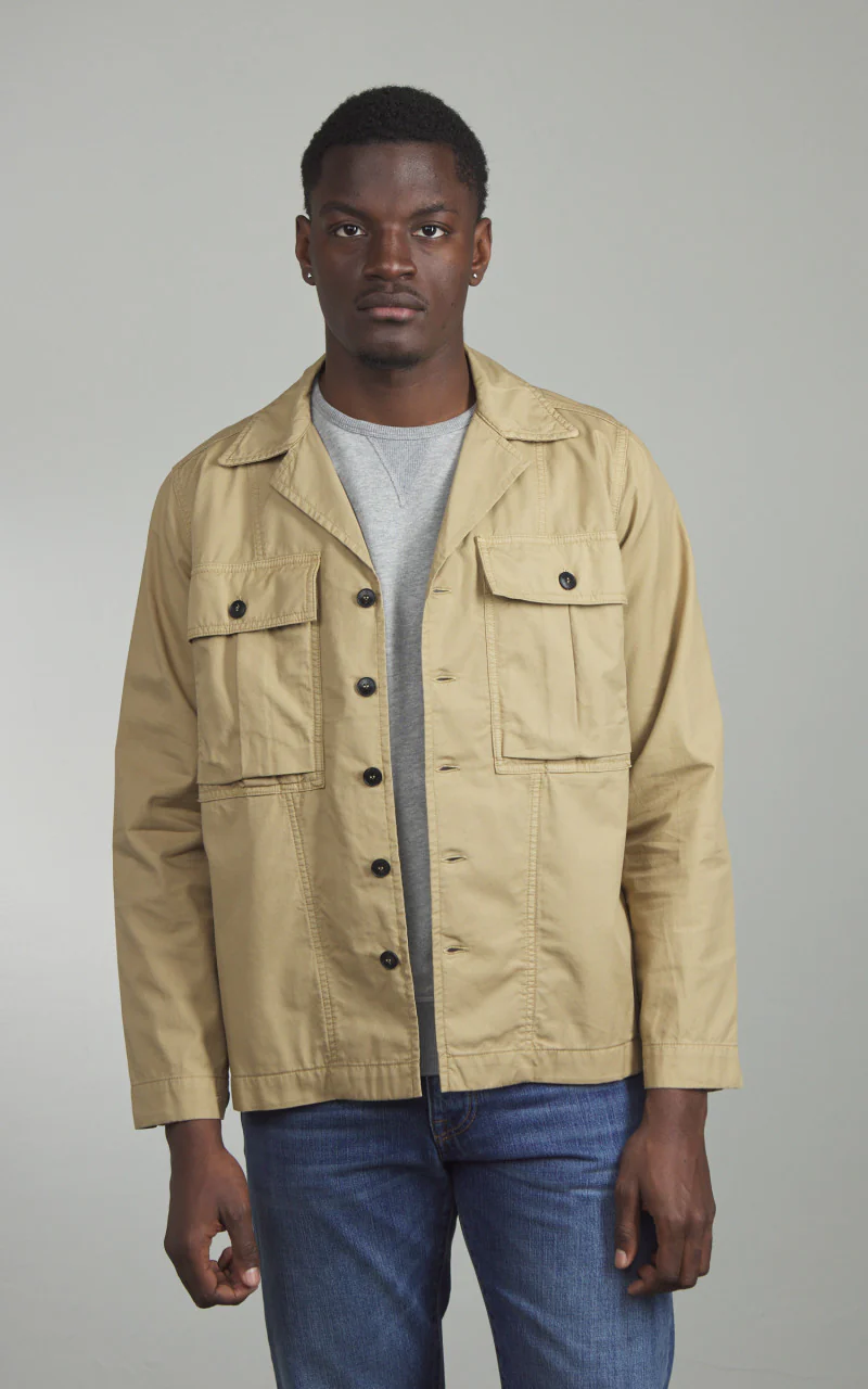 Fortela Solomon Military Shirt Beige - Image 2
