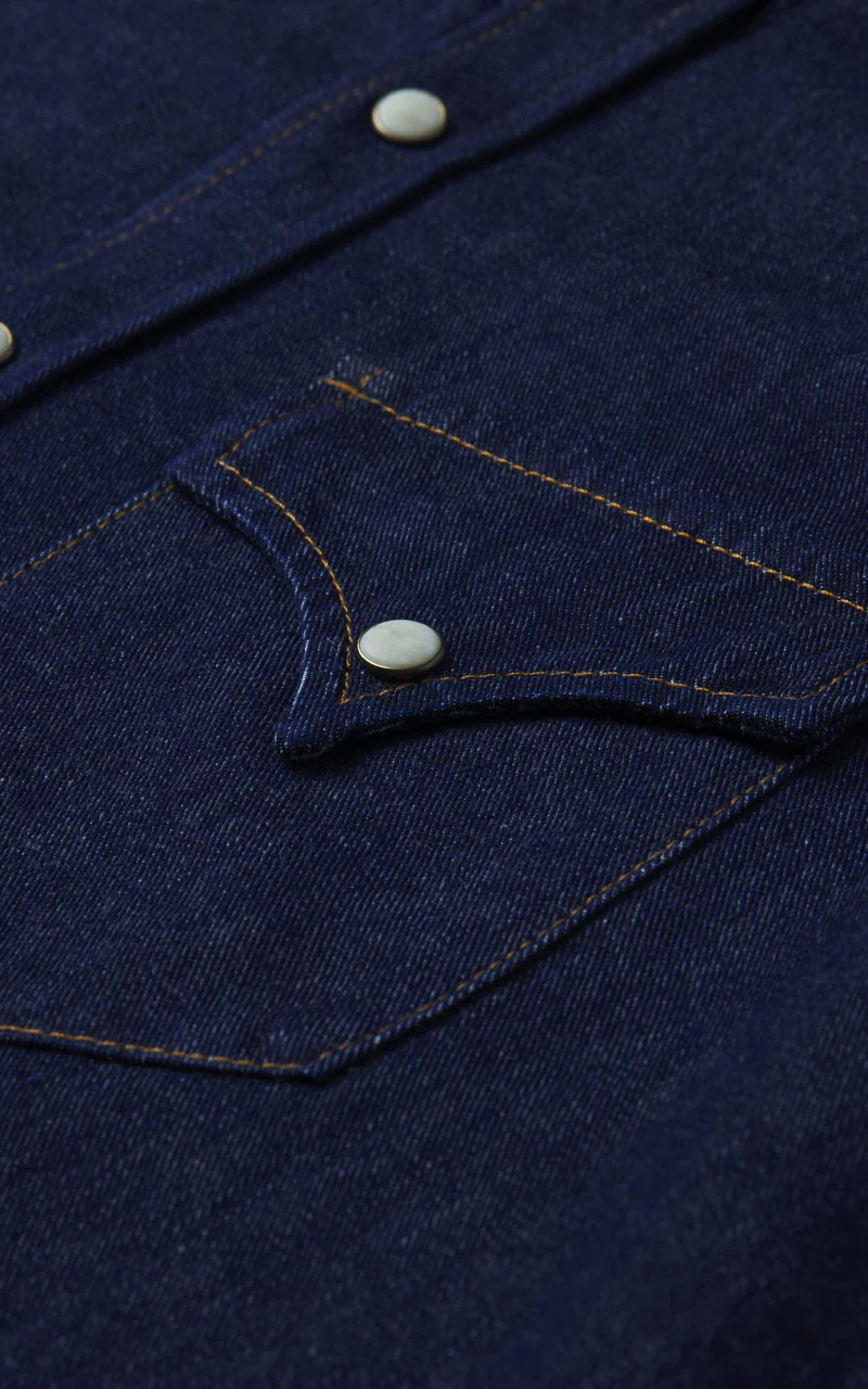 Fortela Texan Denim Shirt Indigo - Image 3