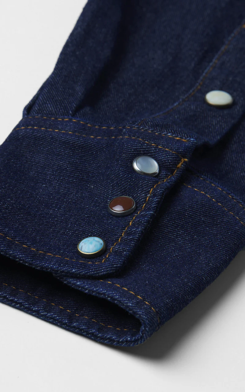 Fortela Texan Denim Shirt Indigo - Image 4