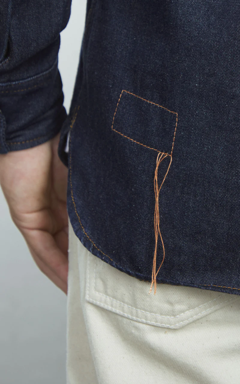 Fortela Texan Denim Shirt Indigo - Image 9