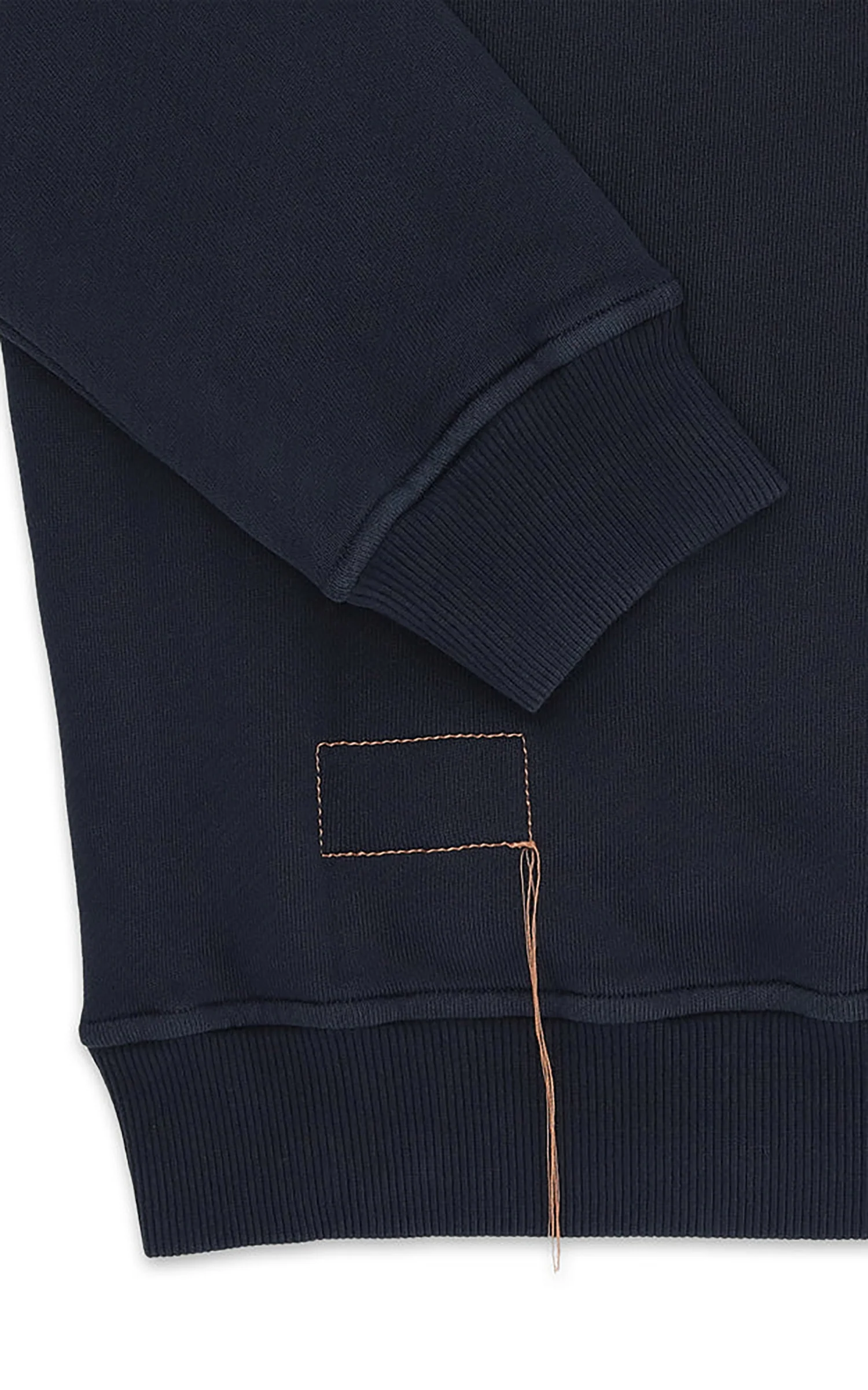 Fortela Yale Fleece Jersey Quarter Zip Sweatshirt Blue - Image 4
