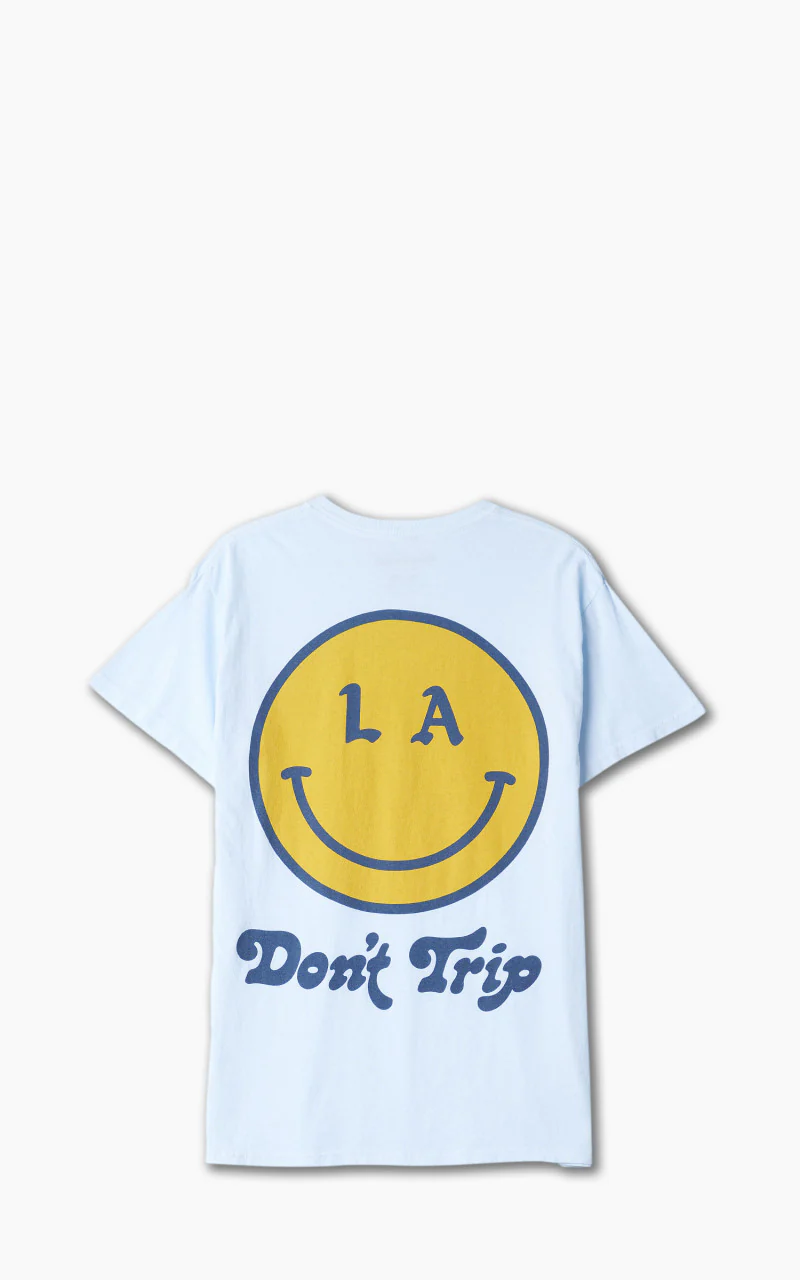 Free & Easy Be Happy LA S/S Tee Blue - Image 3