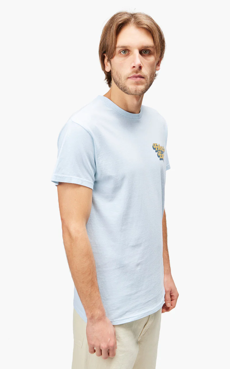 Free & Easy Be Happy LA S/S Tee Blue - Image 7