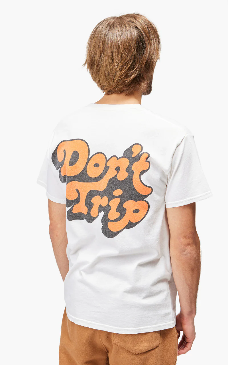 Free & Easy Dont Trip Drop Shadow S/S Tee Coconut - Image 2