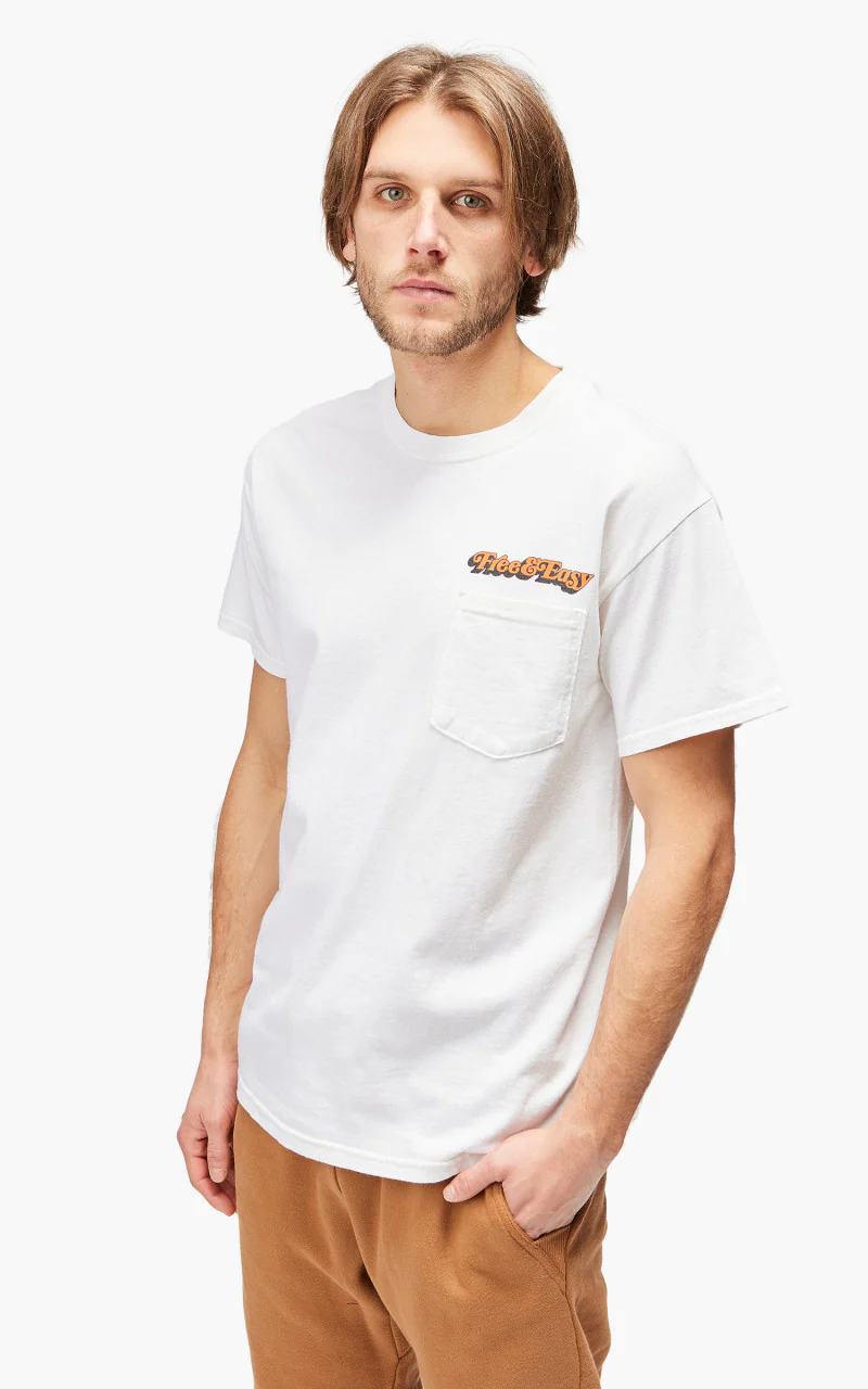 Free & Easy Dont Trip Drop Shadow S/S Tee Coconut - Image 5