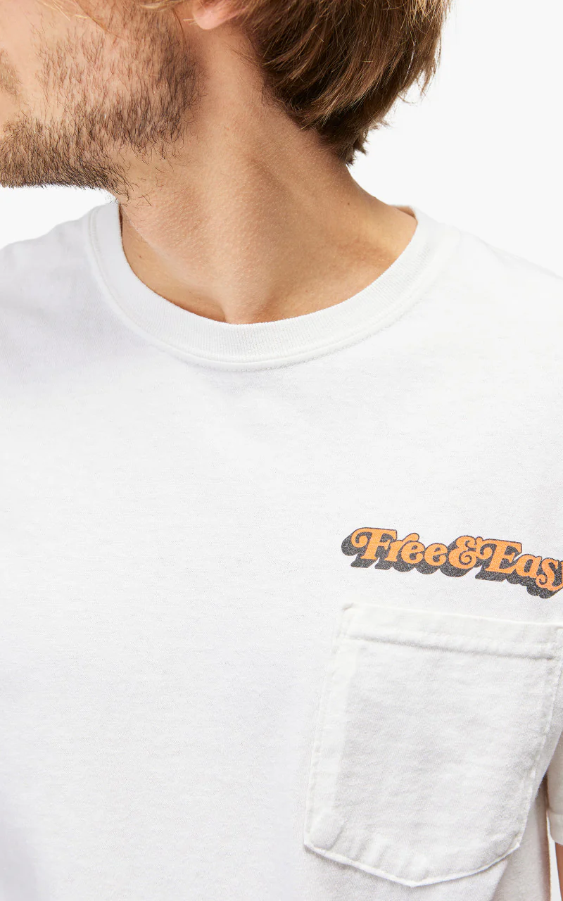 Free & Easy Dont Trip Drop Shadow S/S Tee Coconut - Image 7