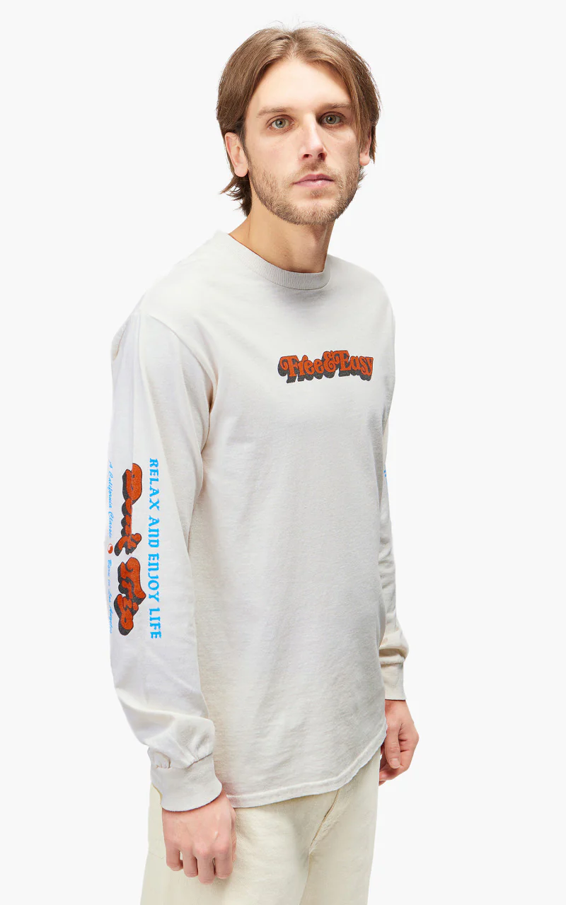Free & Easy Paradise L/S Tee Coconut - Image 7
