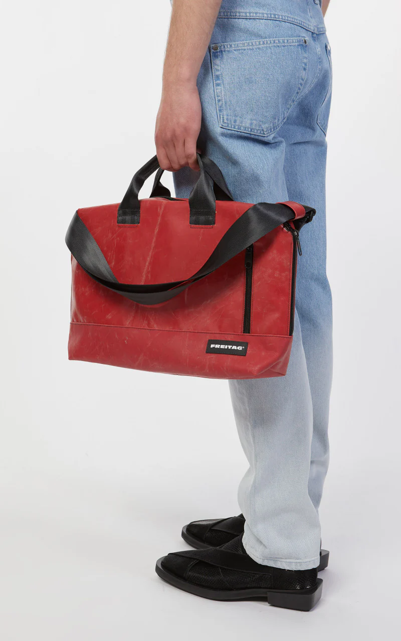 Freitag F305 Roy Laptop Bag Medium Green 12-1 - Image 3