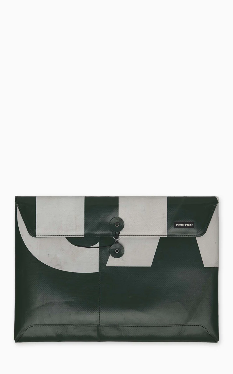 Freitag F411 Sleeve Padded Laptop Envelope 13"/14" Green 23-1