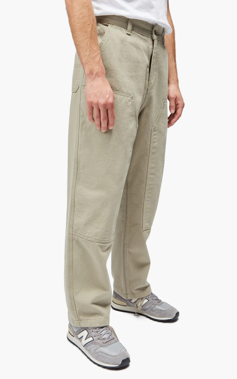 FrizmWORKS 7S Cotton Double Knee Pants Khaki Grey - Image 6