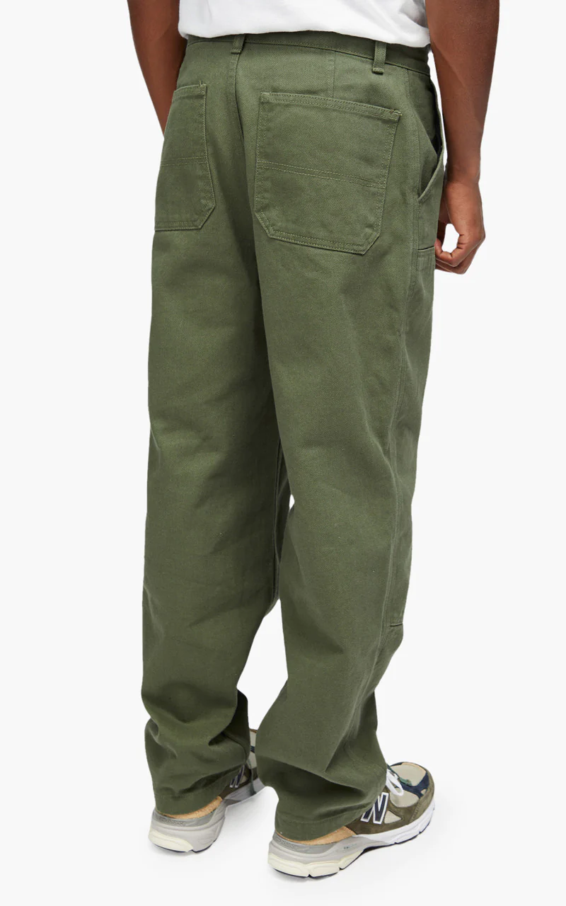 FrizmWORKS 7S Cotton Double Knee Pants Olive - Image 6