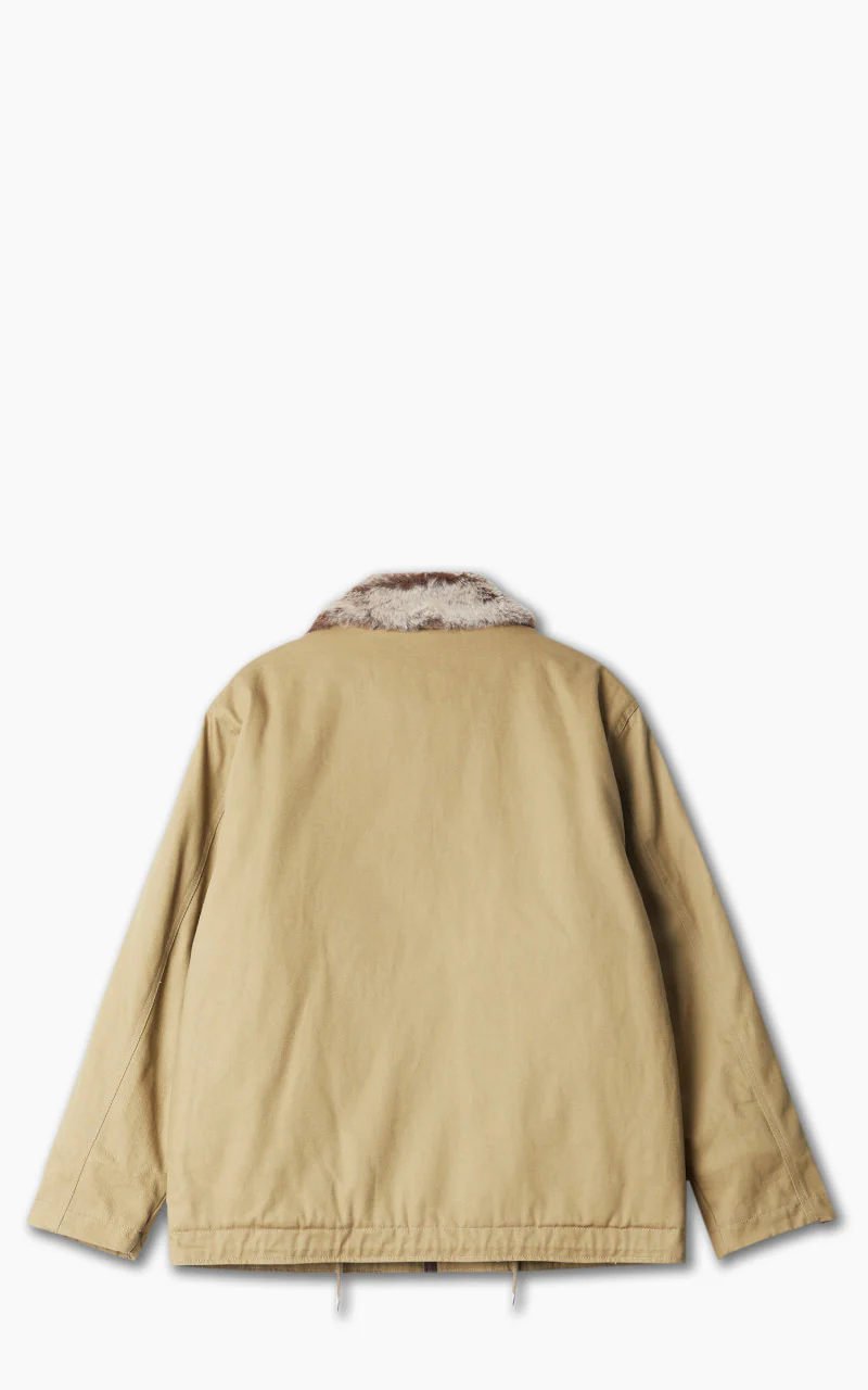 FrizmWORKS Edgar N-1 Deck Jacket Beige - Image 3