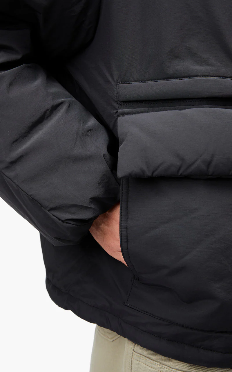 FrizmWORKS Hooded Puffer Down Parka Black - Image 11