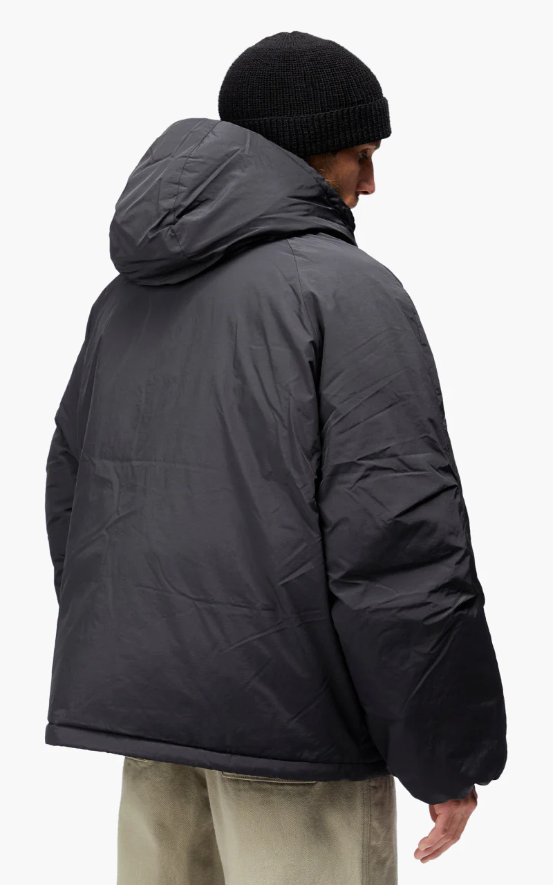 FrizmWORKS Hooded Puffer Down Parka Black - Image 7