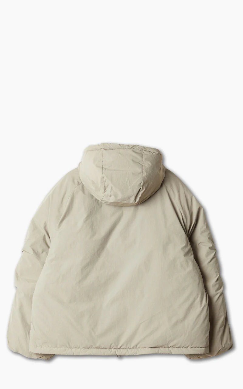 FrizmWORKS Hooded Puffer Down Parka Taupe - Image 3