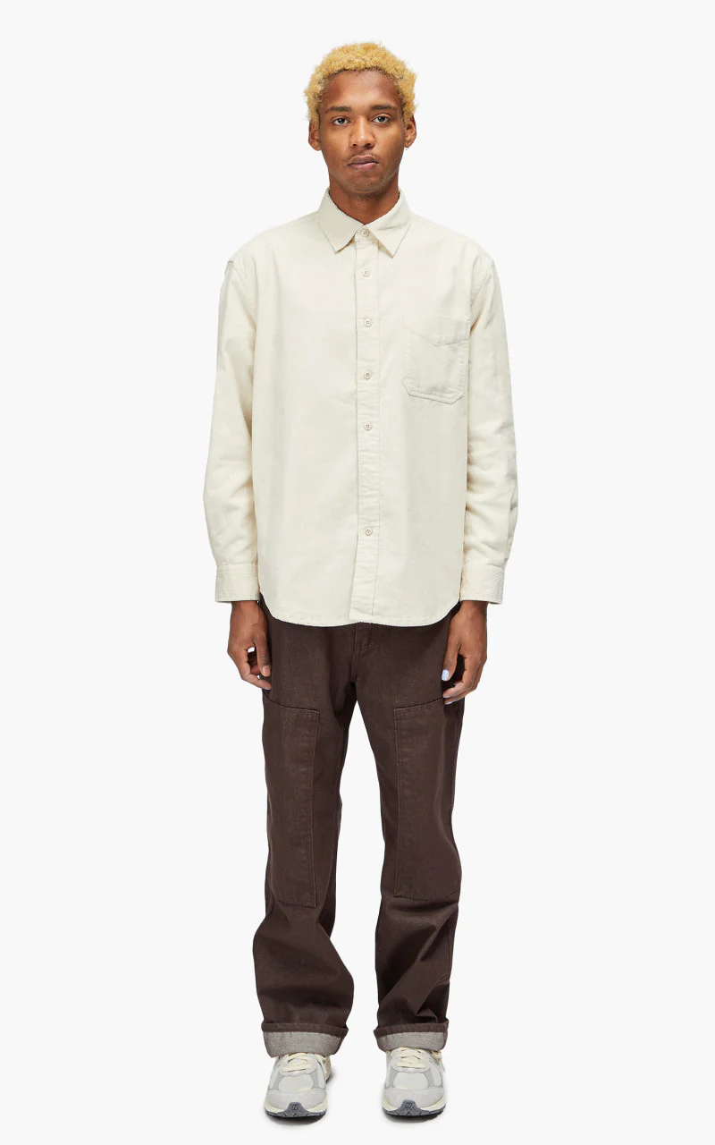 FrizmWORKS OG Corduroy Shirt Ivory - Image 2