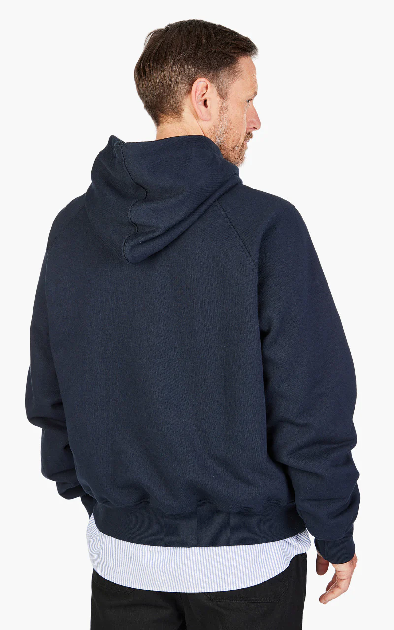 FrizmWORKS OG Heavyweight Pullover Hoodie Navy - Image 6