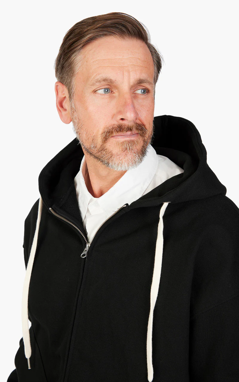 FrizmWORKS OG Heavyweight Zip Up Hoodie Black - Image 6