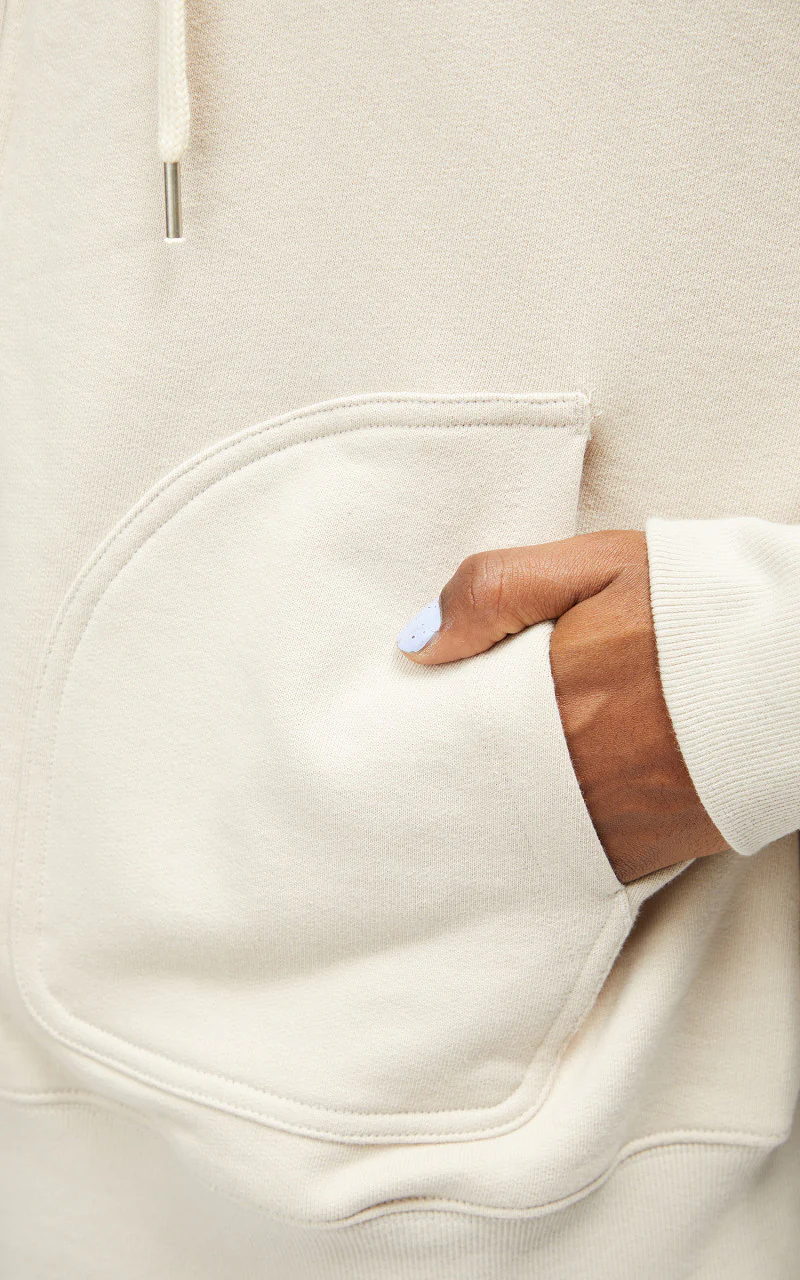 FrizmWORKS OG Heavyweight Zip Up Hoodie Taupe - Image 8