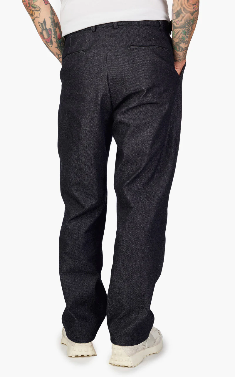 FrizmWORKS Side Adjust Two Tuck Denim Pants Indigo - Image 6
