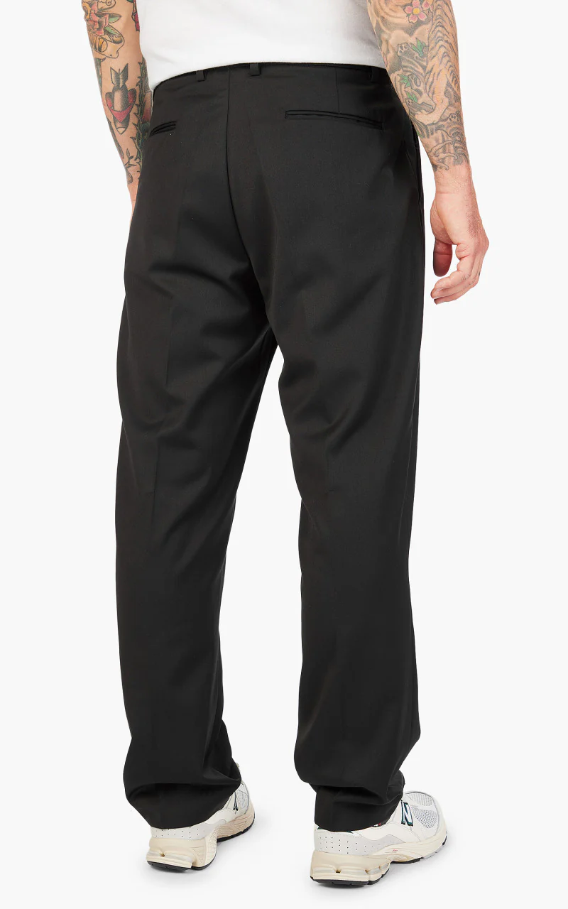FrizmWORKS Side Adjust Two Tuck Slacks Black - Image 6