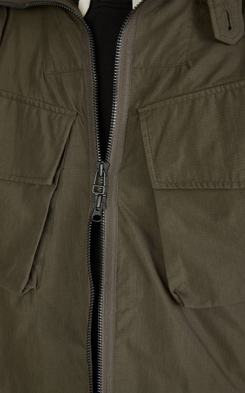 FrizmWORKS Smock Hooded Parka Olive - Image 5